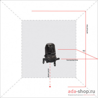 Уровень лазерный  ADA 2D Basic Level