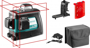 Лазерный нивелир KRAFTOOL LL 3D с держателем ВМ1